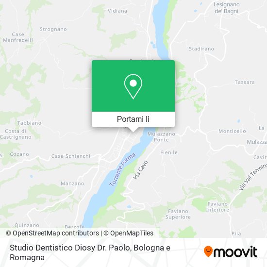 Mappa Studio Dentistico Diosy Dr. Paolo