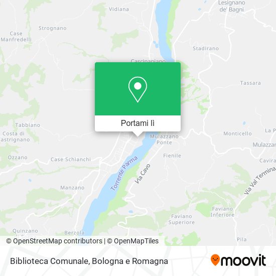 Mappa Biblioteca Comunale