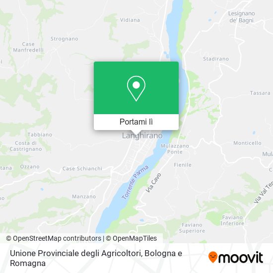 Mappa Unione Provinciale degli Agricoltori
