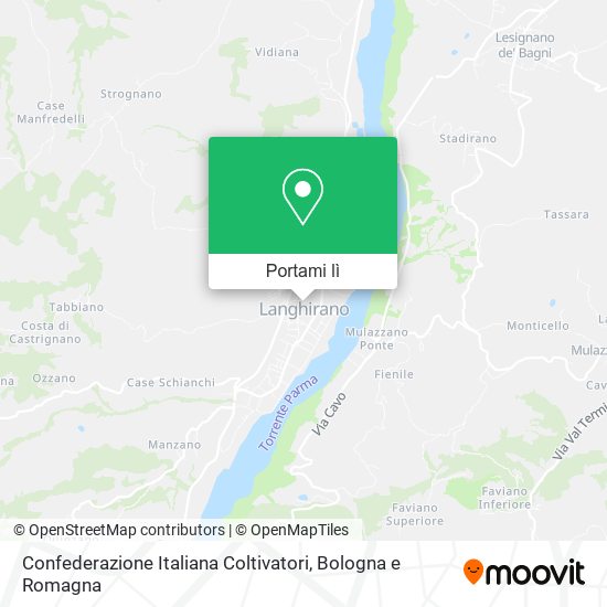 Mappa Confederazione Italiana Coltivatori