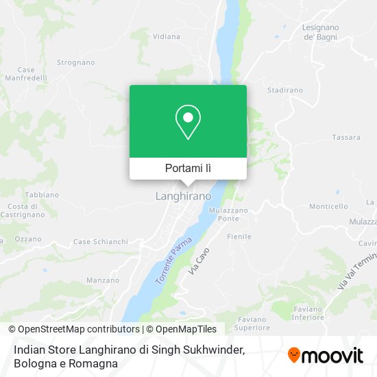 Mappa Indian Store Langhirano di Singh Sukhwinder