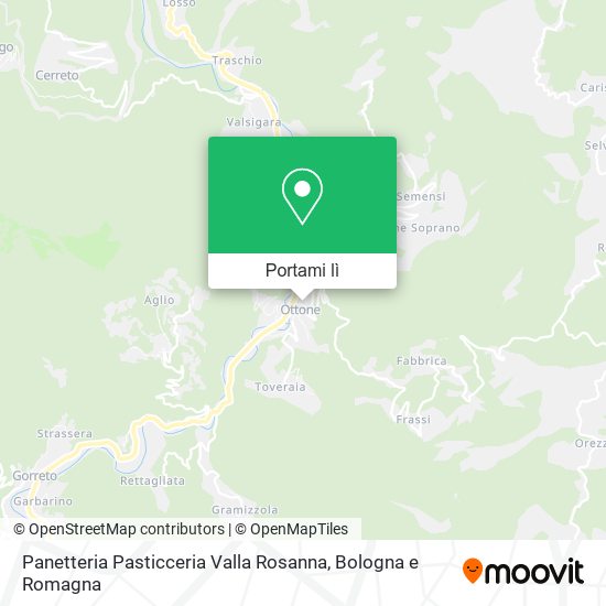 Mappa Panetteria Pasticceria Valla Rosanna