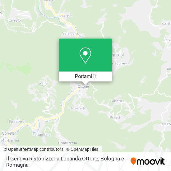 Mappa Il Genova Ristopizzeria Locanda Ottone