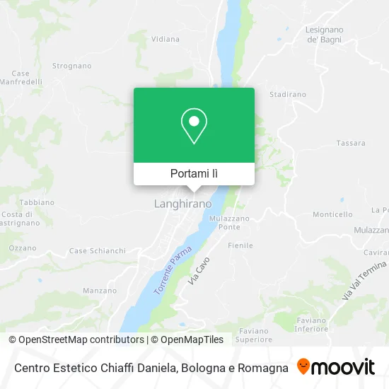 Mappa Centro Estetico Chiaffi Daniela