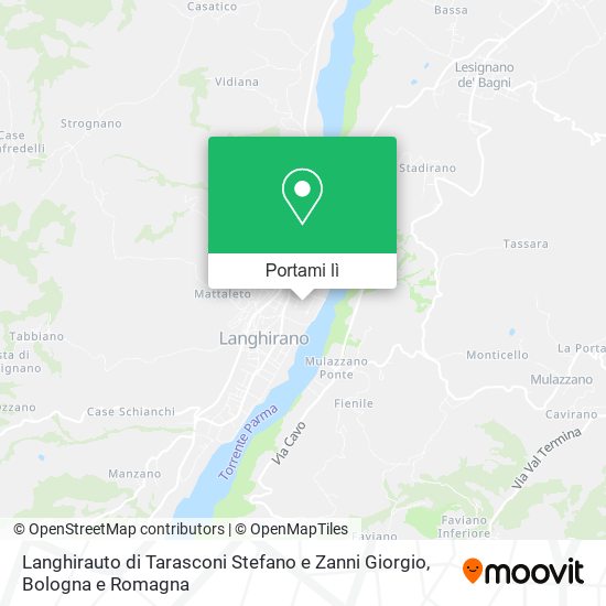 Mappa Langhirauto di Tarasconi Stefano e Zanni Giorgio