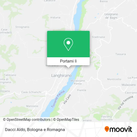 Mappa Dacci Aldo