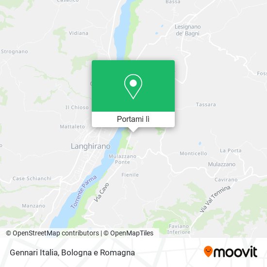 Mappa Gennari Italia