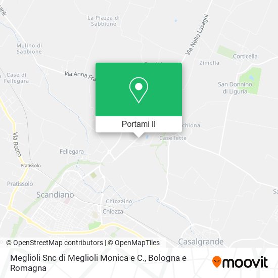 Mappa Meglioli Snc di Meglioli Monica e C.