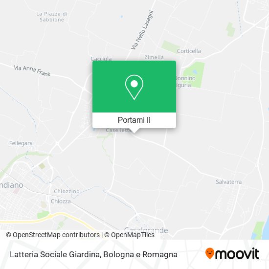 Mappa Latteria Sociale Giardina