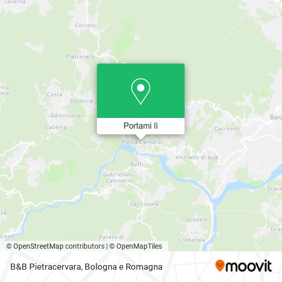 Mappa B&B Pietracervara
