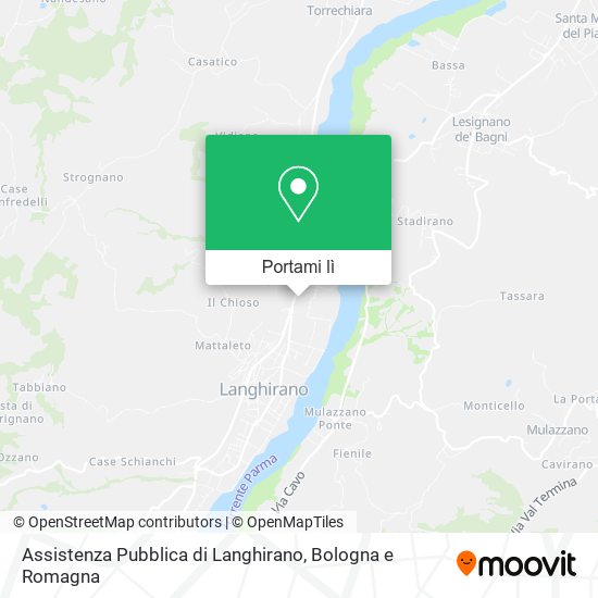 Mappa Assistenza Pubblica di Langhirano