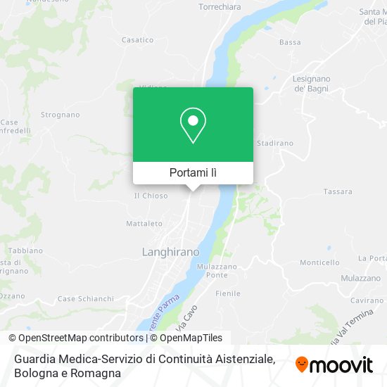 Mappa Guardia Medica-Servizio di Continuità Aistenziale