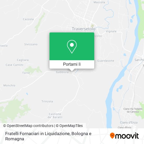 Mappa Fratelli Fornaciari in Liquidazione