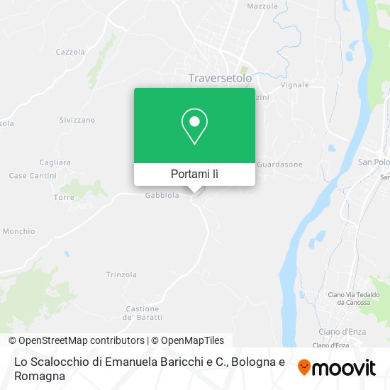 Mappa Lo Scalocchio di Emanuela Baricchi e C.