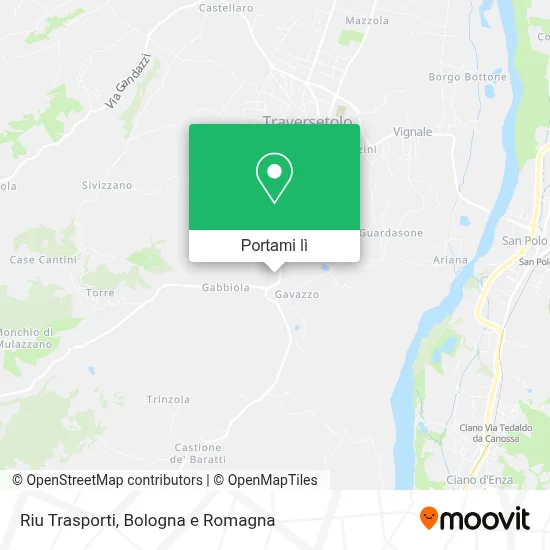 Mappa Riu Trasporti