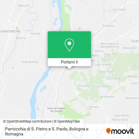 Mappa Parrocchia di S. Pietro e S. Paolo
