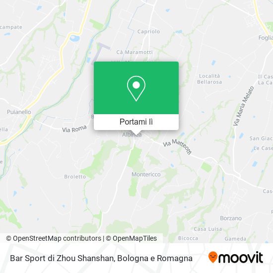 Mappa Bar Sport di Zhou Shanshan