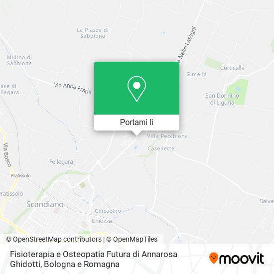 Mappa Fisioterapia e Osteopatia Futura di Annarosa Ghidotti