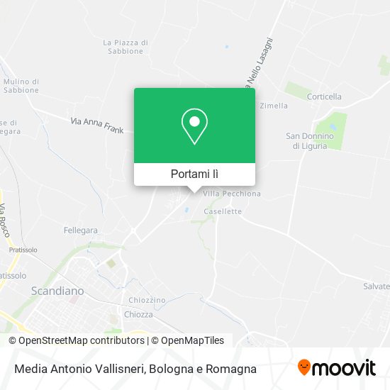 Mappa Media Antonio Vallisneri