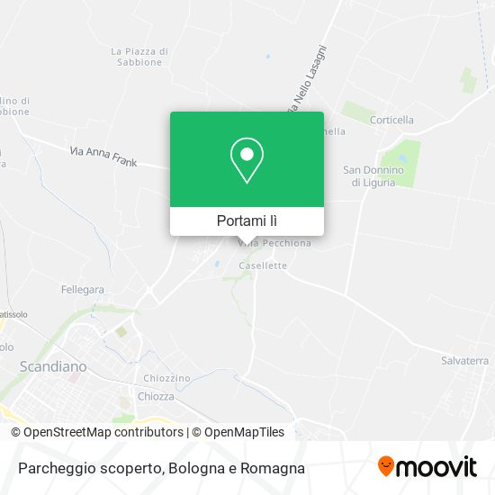 Mappa Parcheggio scoperto