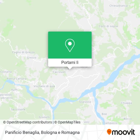 Mappa Panificio Benaglia