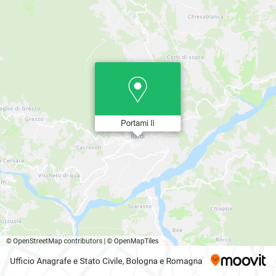 Mappa Ufficio Anagrafe e Stato Civile