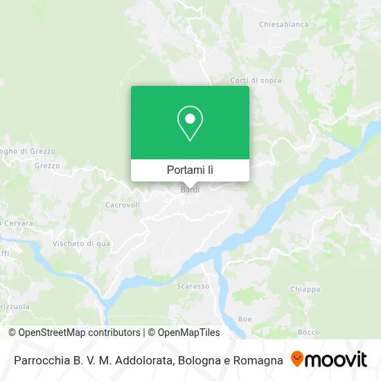 Mappa Parrocchia B. V. M. Addolorata