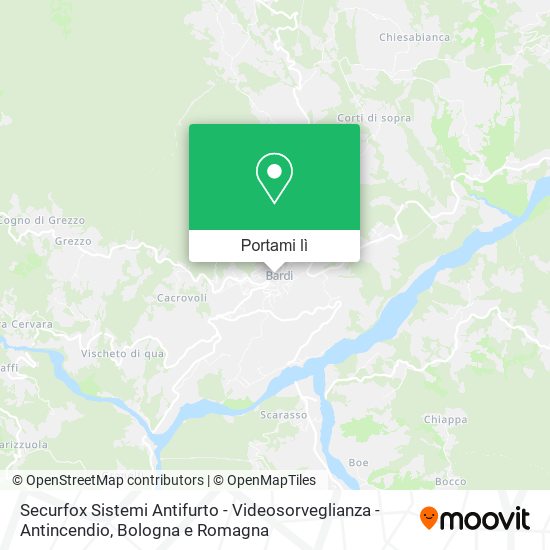 Mappa Securfox Sistemi Antifurto - Videosorveglianza - Antincendio