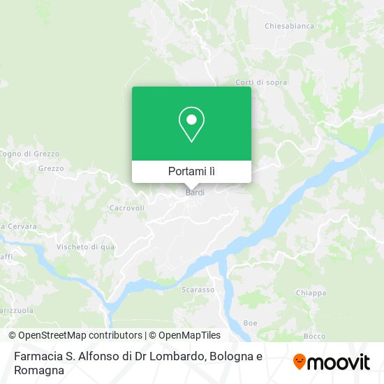 Mappa Farmacia S. Alfonso di Dr Lombardo