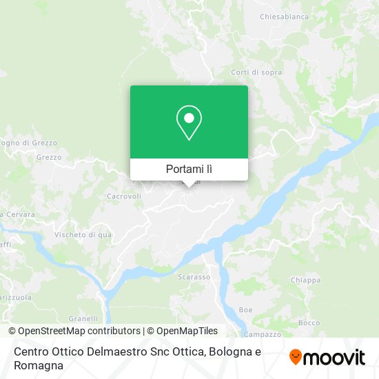 Mappa Centro Ottico Delmaestro Snc Ottica