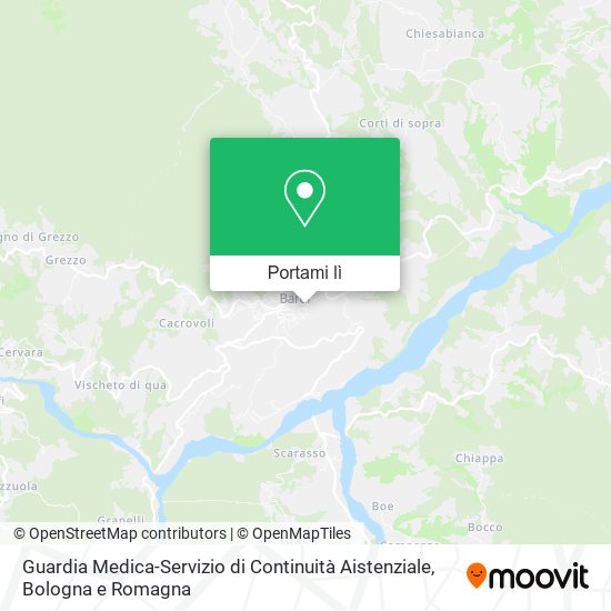 Mappa Guardia Medica-Servizio di Continuità Aistenziale