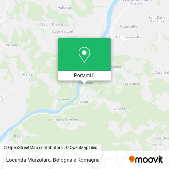 Mappa Locanda Marzolara