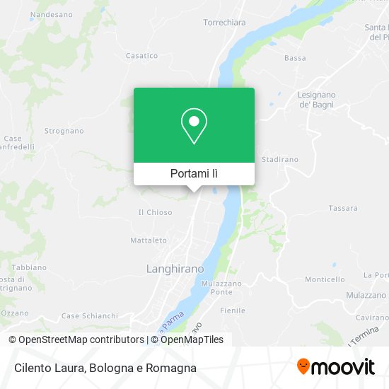 Mappa Cilento Laura