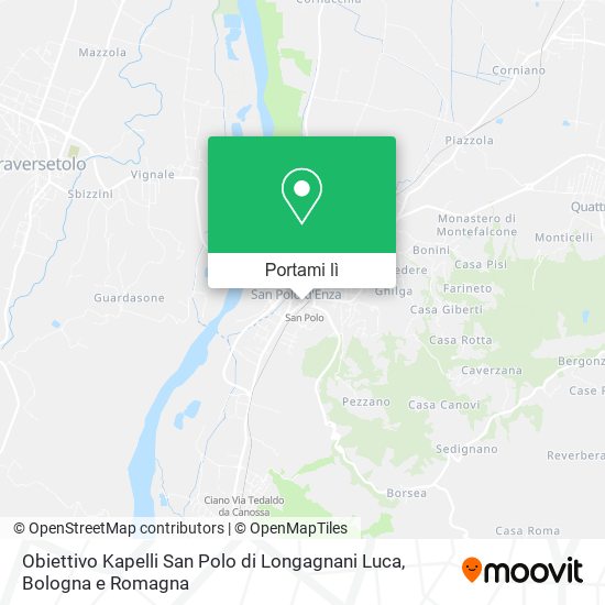 Mappa Obiettivo Kapelli San Polo di Longagnani Luca