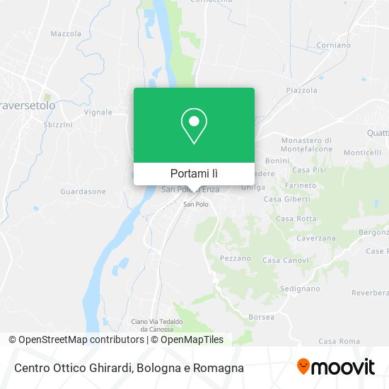 Mappa Centro Ottico Ghirardi