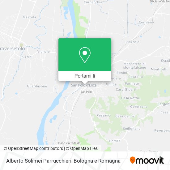 Mappa Alberto Solimei Parrucchieri