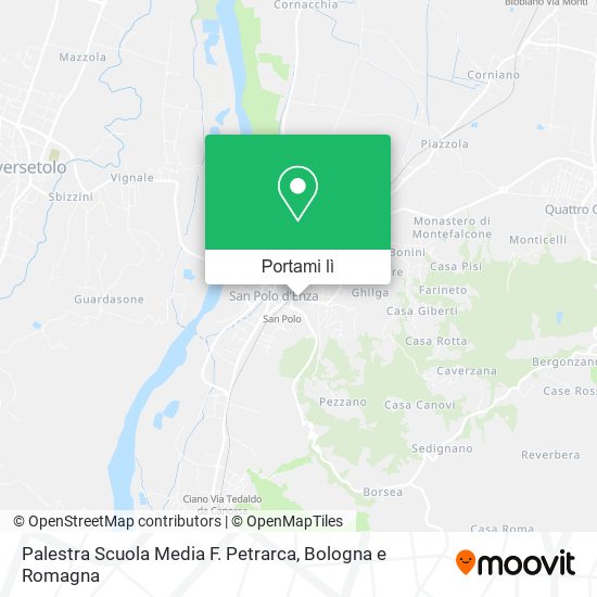 Mappa Palestra Scuola Media F. Petrarca