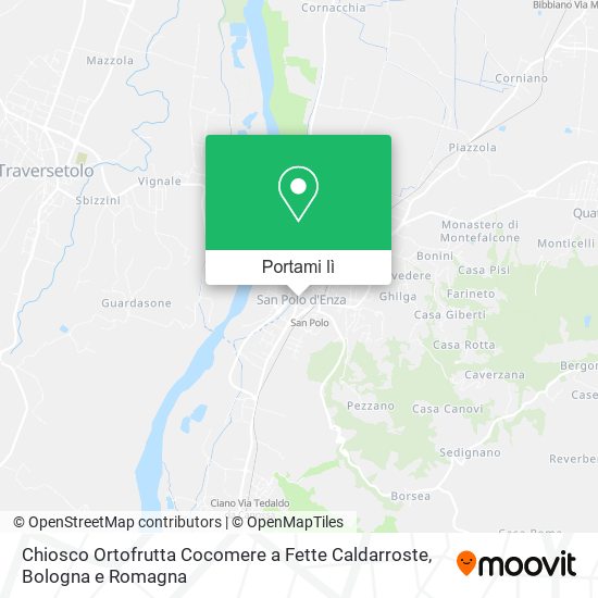 Mappa Chiosco Ortofrutta Cocomere a Fette Caldarroste