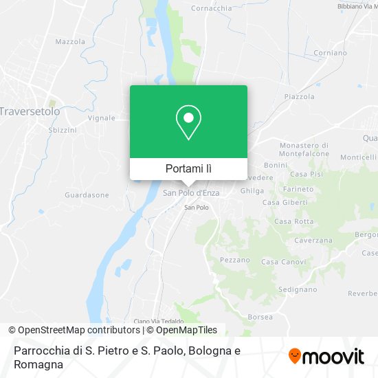 Mappa Parrocchia di S. Pietro e S. Paolo