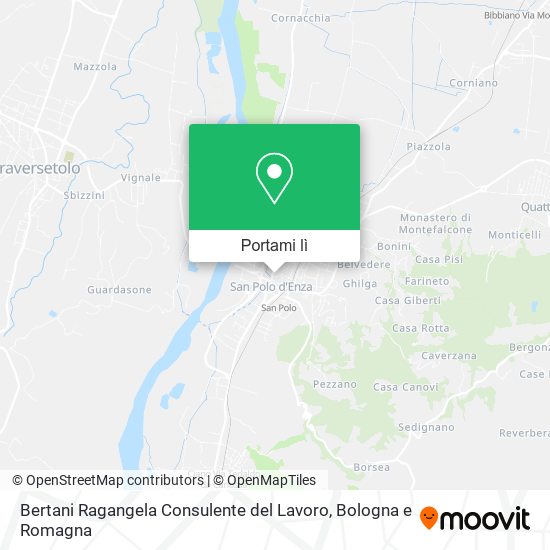 Mappa Bertani Ragangela Consulente del Lavoro