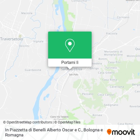 Mappa In Piazzetta di Benelli Alberto Oscar e C.