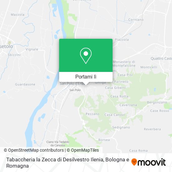Mappa Tabaccheria la Zecca di Desilvestro Ilenia