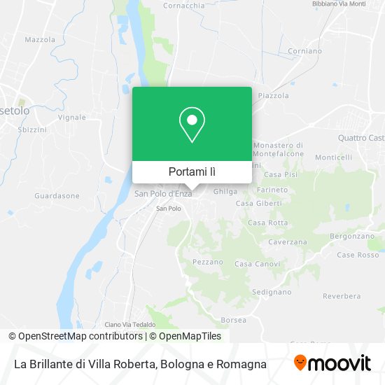 Mappa La Brillante di Villa Roberta