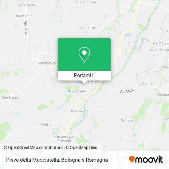 Mappa Pieve della Mucciatella