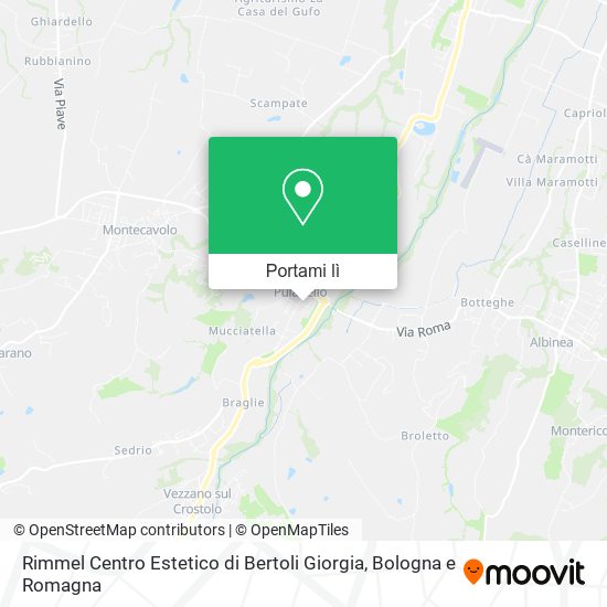 Mappa Rimmel Centro Estetico di Bertoli Giorgia