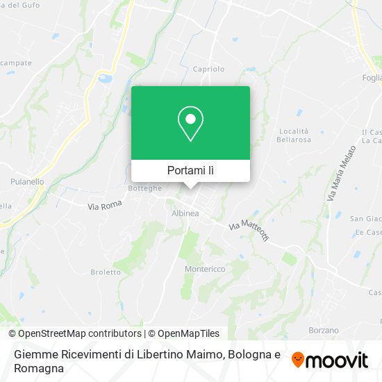 Mappa Giemme Ricevimenti di Libertino Maimo