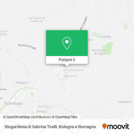 Mappa Blugardenia di Sabrina Tirelli