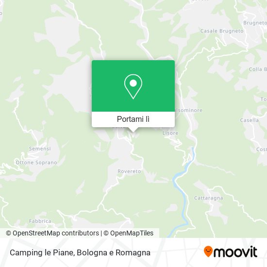 Mappa Camping le Piane