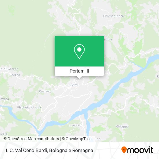 Mappa I. C. Val Ceno Bardi