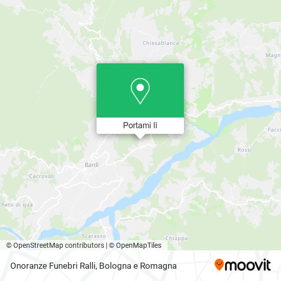 Mappa Onoranze Funebri Ralli